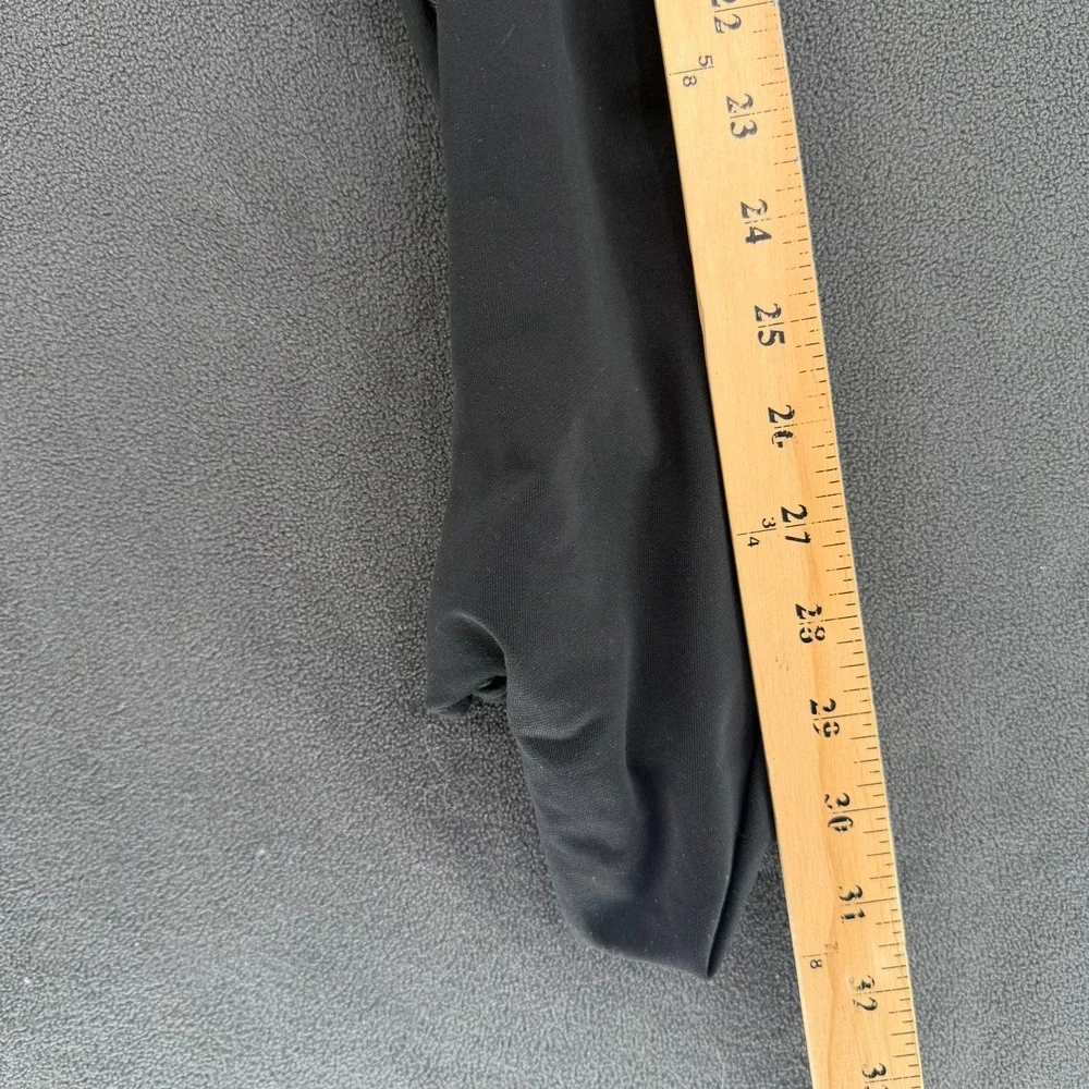 Nike Dri-FIT Men's XL Mock Neck Long Sleeve Running Shirt Black Y2K Thumbholes